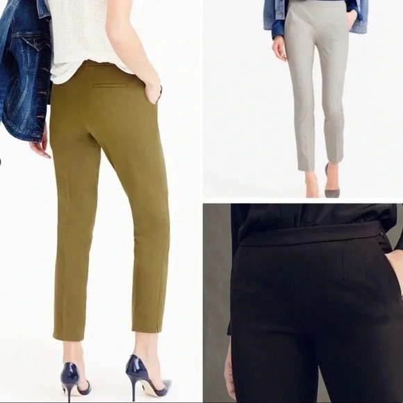 🌟✨2 for $30✨🌟 J.CREW| SLIM CROPPED PANT IN BROWN - Picture 2 of 11